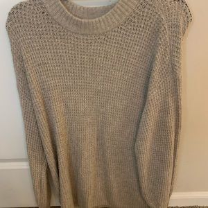 American Eagle Tan Crewneck Sweater Size S